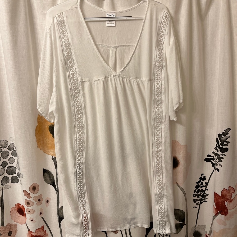 Swimsuit Cover White
